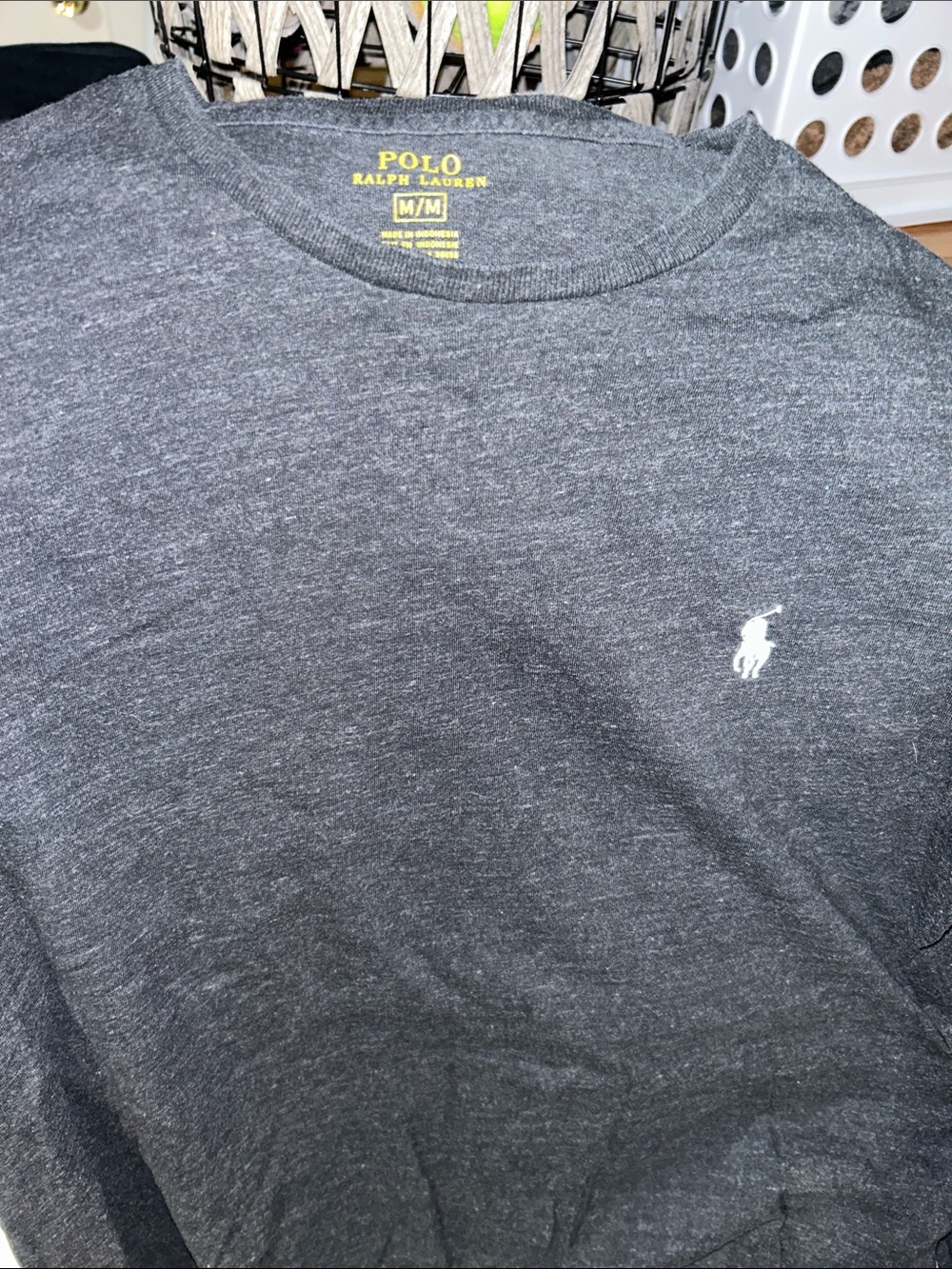 Polo by Ralph Lauren Men's Crewneck T-Shirt — long sleeve sz medium